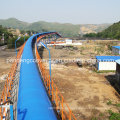 Overland Pipe Belt Conveyor Systems / Pipe Conveyor Equipment / Pipe Transporting Machinery